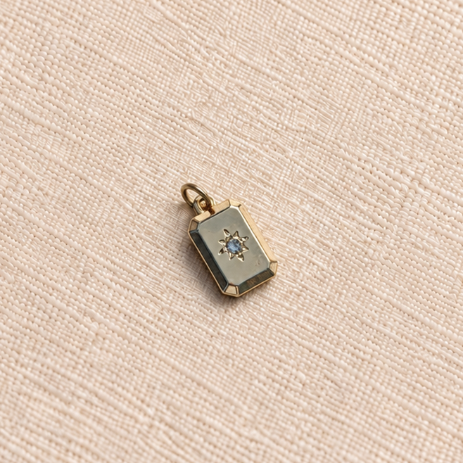 Gold Celestial Star Charm