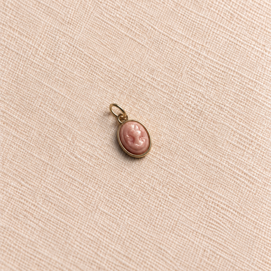 Blush Cameo Charm