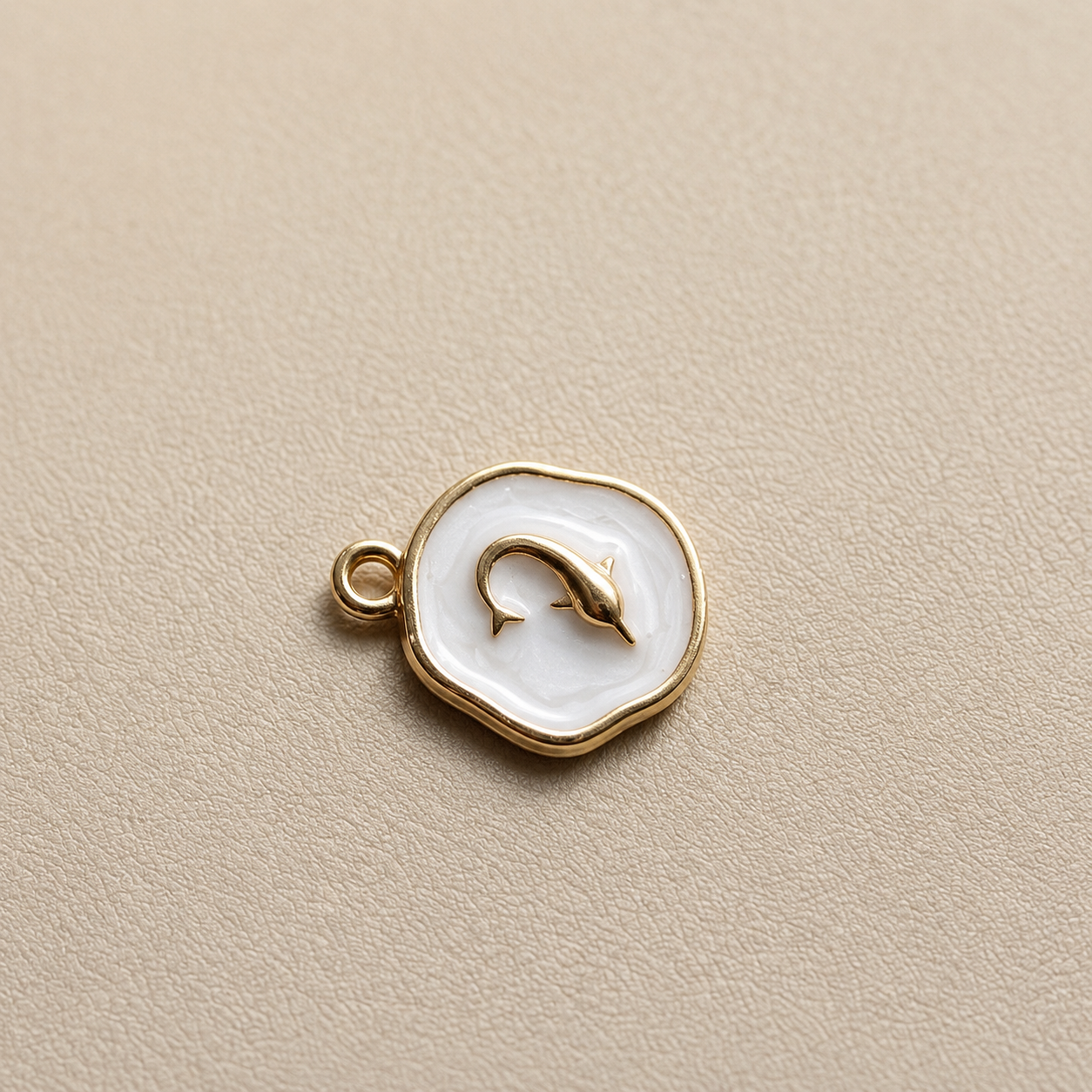 Gold Dolphin Charm