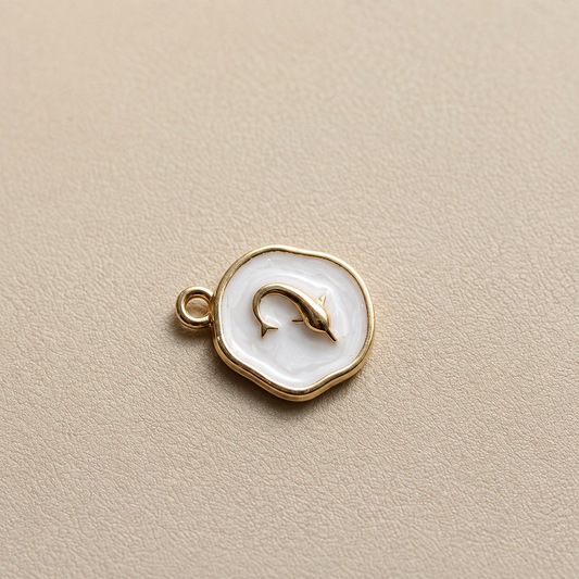 Gold Dolphin Charm